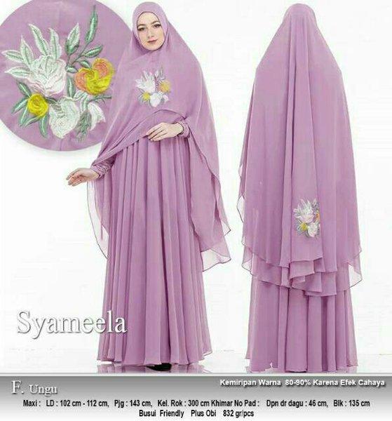 Detail Gambar Baju Syari Katun Lyra Virna Nomer 54