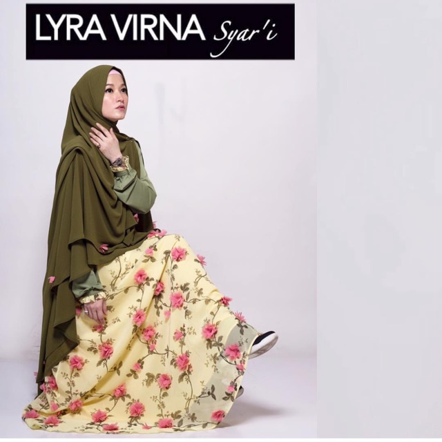 Detail Gambar Baju Syari Katun Lyra Virna Nomer 56