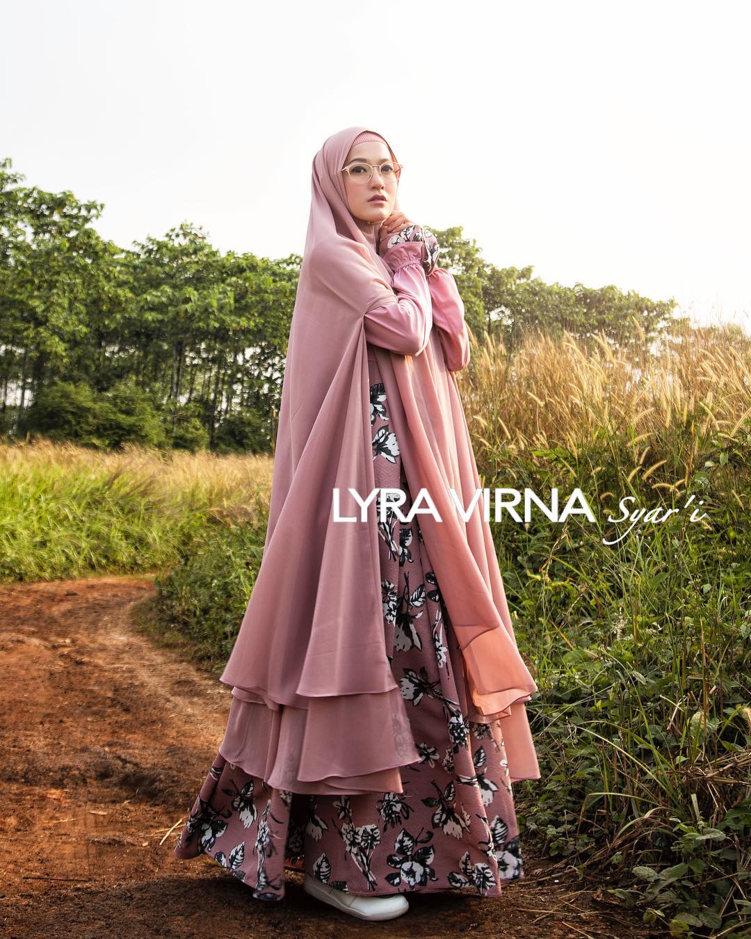 Detail Gambar Baju Syari Katun Lyra Virna Nomer 7