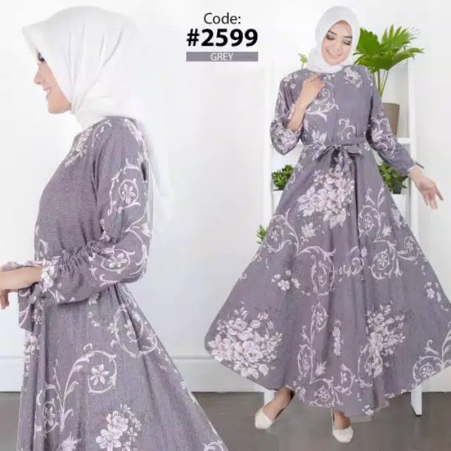 Detail Gambar Baju Syarie Katun Lyra Virna Nomer 40