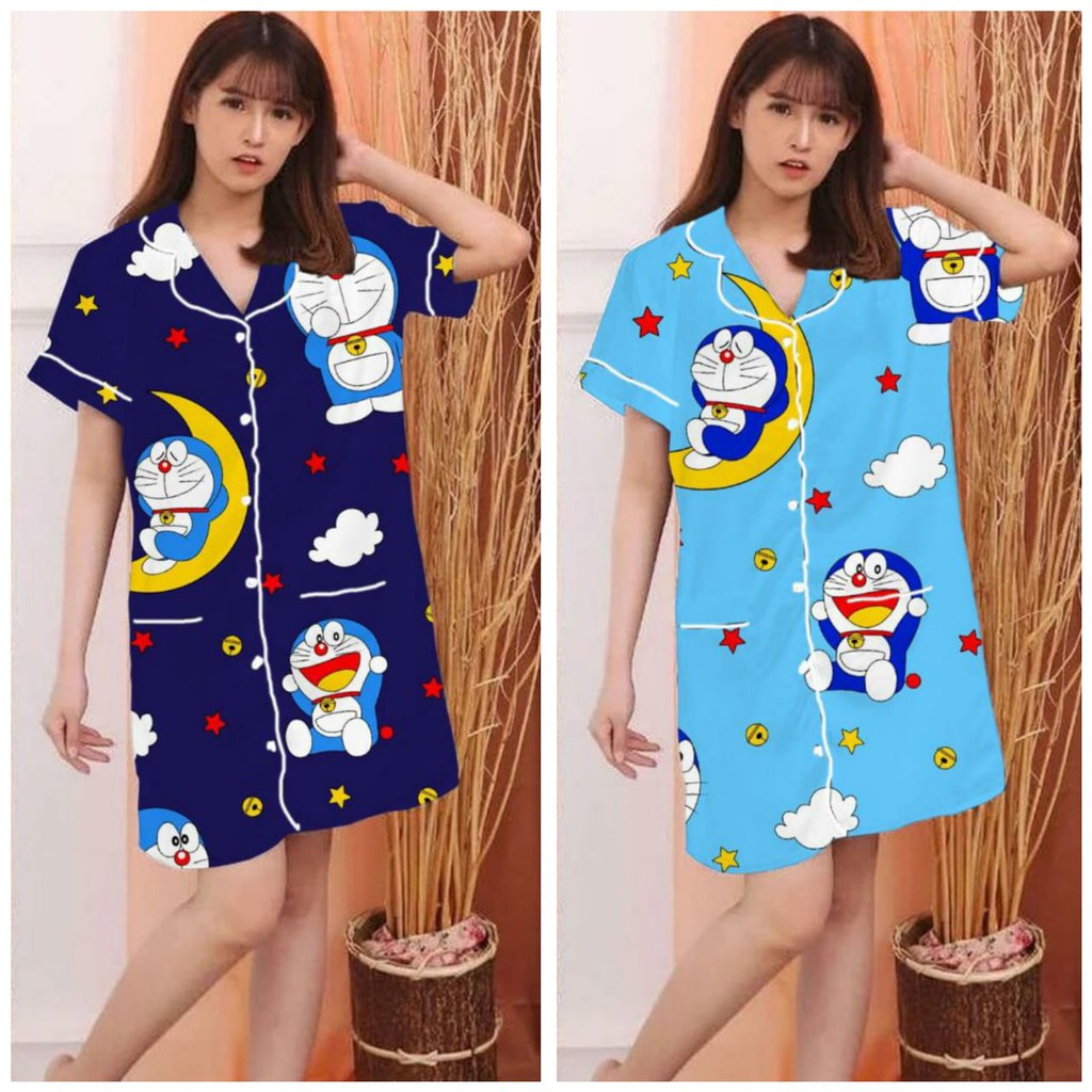 Detail Gambar Baju Tidur Doraemon Nomer 13