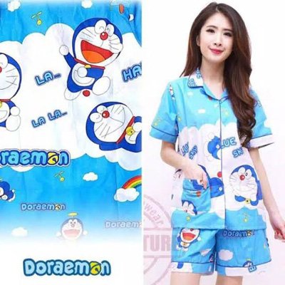 Detail Gambar Baju Tidur Doraemon Nomer 6
