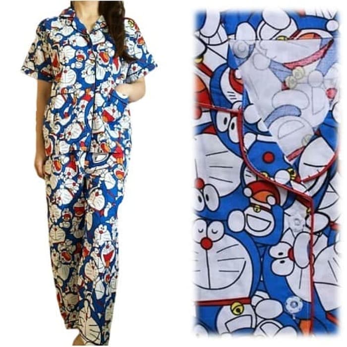 Detail Gambar Baju Tidur Doraemon Nomer 7