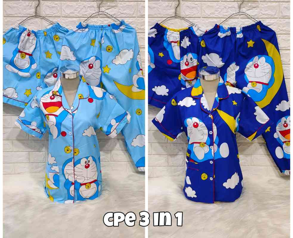 Detail Gambar Baju Tidur Doraemon Nomer 9