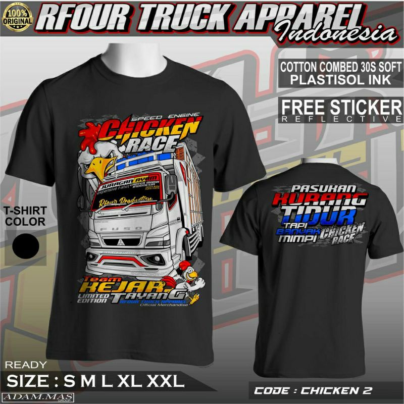 Detail Gambar Baju Truk Nomer 44