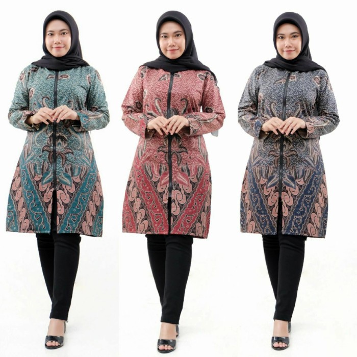 Detail Gambar Baju Tunik Batik Nomer 15