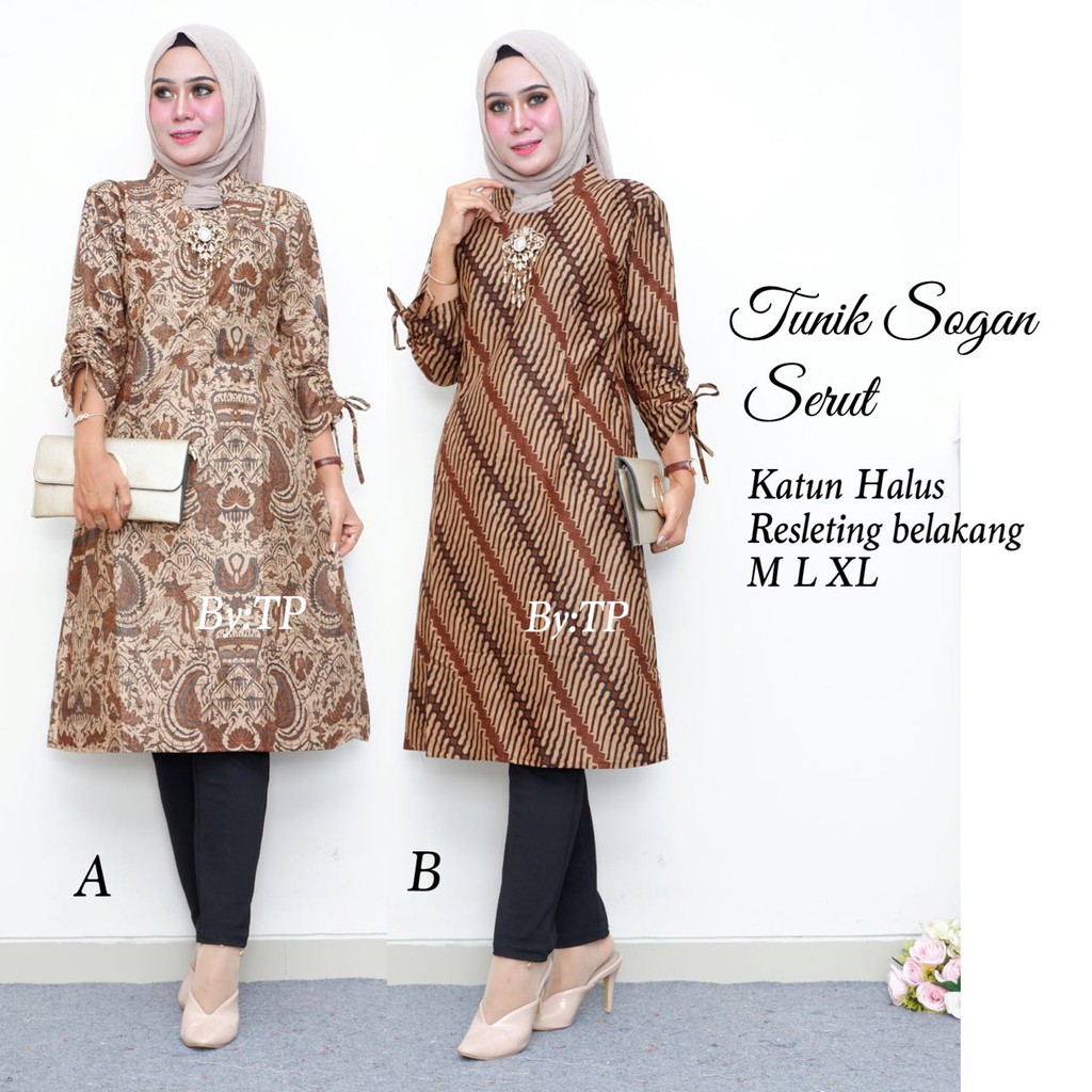 Detail Gambar Baju Tunik Batik Nomer 8