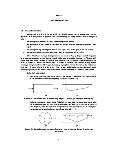 Detail Gambar Bak Sedimentasi 1 Per Unit Nomer 16