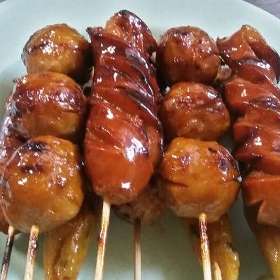 Detail Gambar Bakso Bakar Dan Sosis Bakar Nomer 13