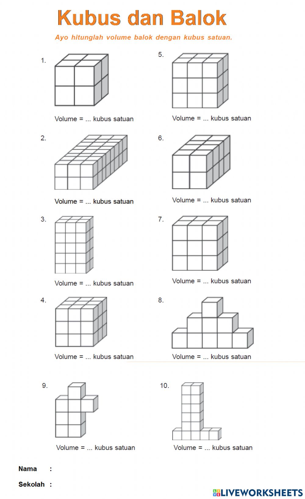 Detail Gambar Balok Kubus Satuan Nomer 27