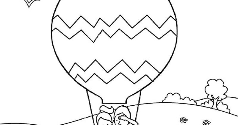 Detail Gambar Balon Udara Anak Tk Nomer 12