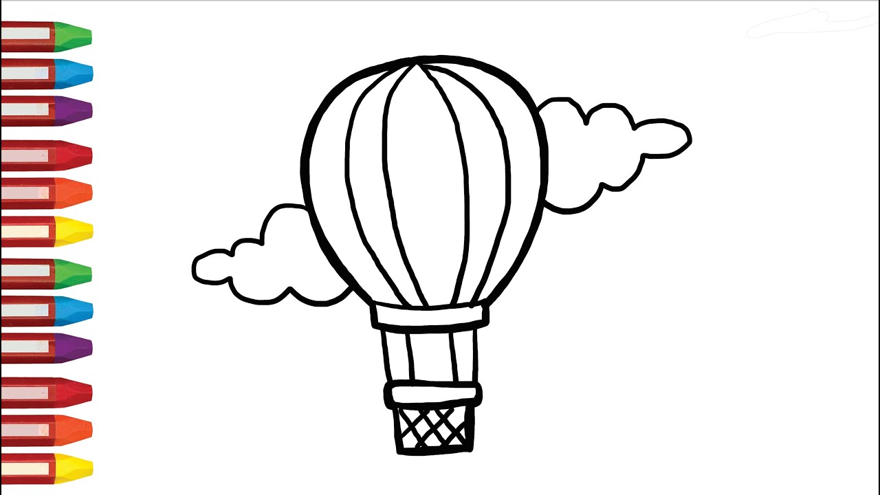 Detail Gambar Balon Udara Untuk Anak Tk Nomer 3