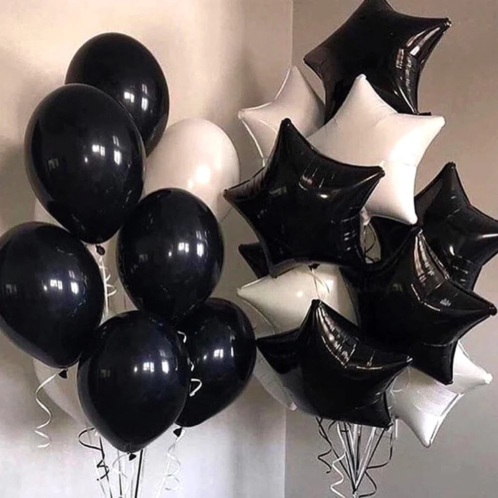 Detail Gambar Balon Ulang Tahun Hitam Putih Nomer 54