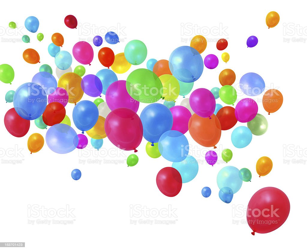 Detail Gambar Balon Warna Warni Nomer 41