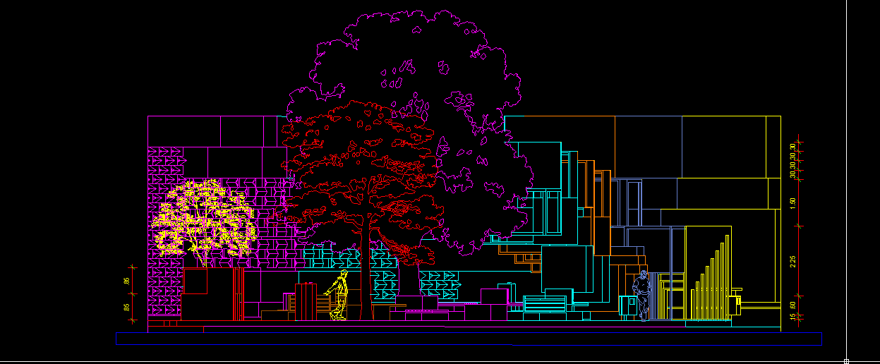 Detail Gambar Bambu Autocad Nomer 53