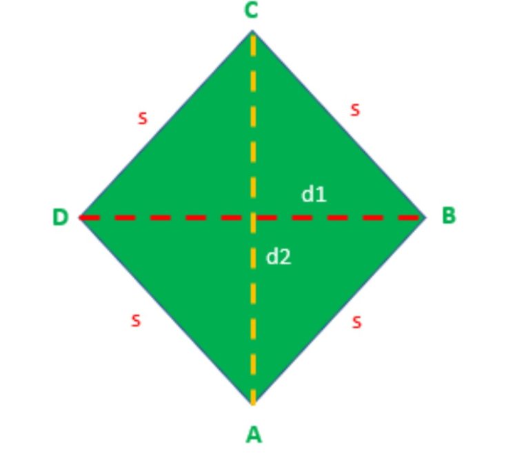 Detail Gambar Bangun Datar Belah Ketupat Nomer 10