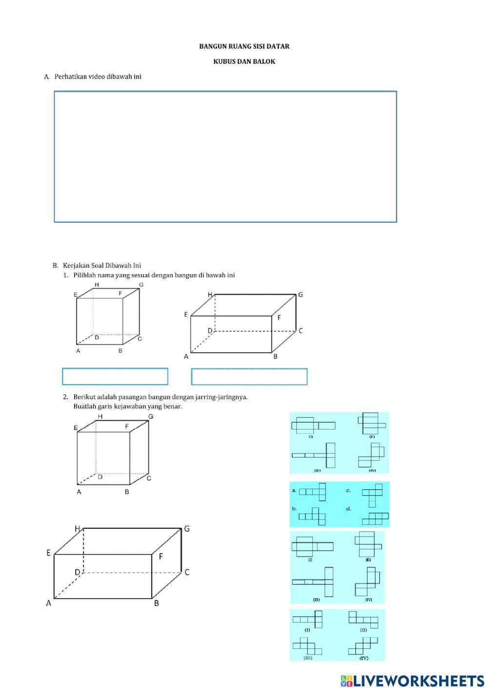 Detail Gambar Bangun Datar Kubus Nomer 32