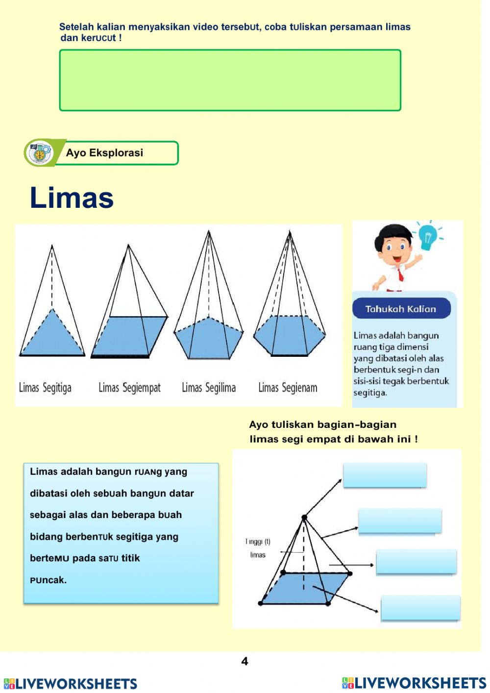 Detail Gambar Bangun Datar Limas Nomer 49