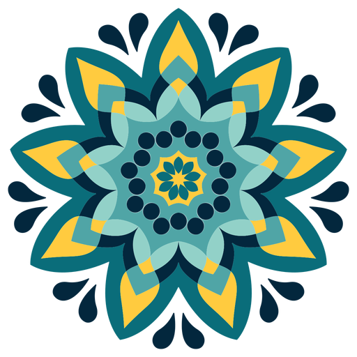 Detail Mandala Muster Nomer 8