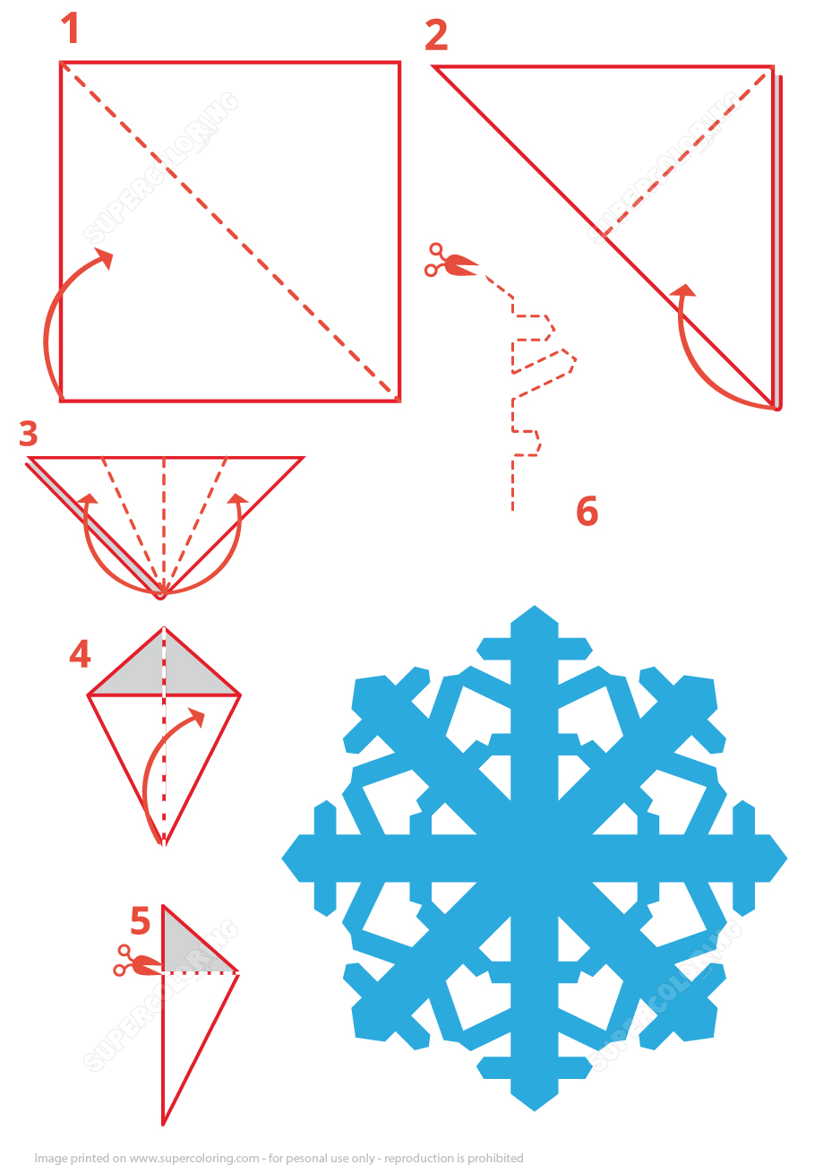 Detail Origami Schneeflocke Nomer 2