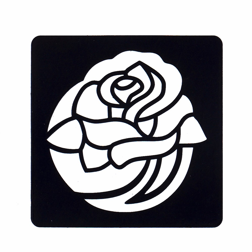 Detail Schablone Rose Vorlagen Nomer 25