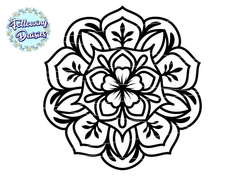 Detail Stern Mandala Nomer 10