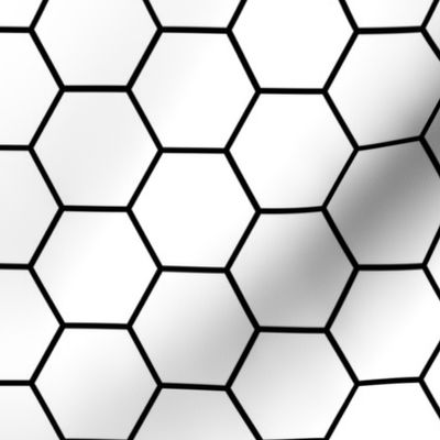 Detail Black Hexagon Texture Nomer 9