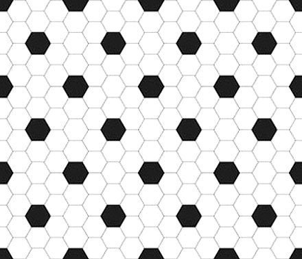 Detail Black Hexagon Texture Nomer 11