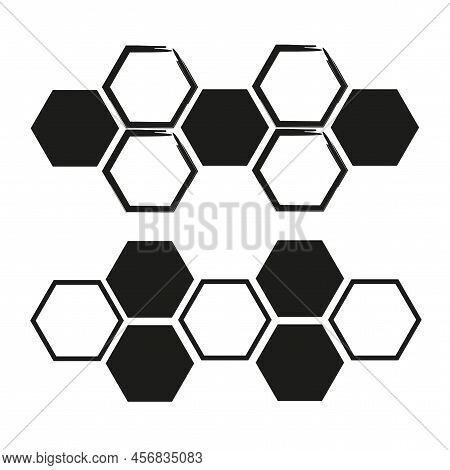 Detail Black Hexagon Texture Nomer 2