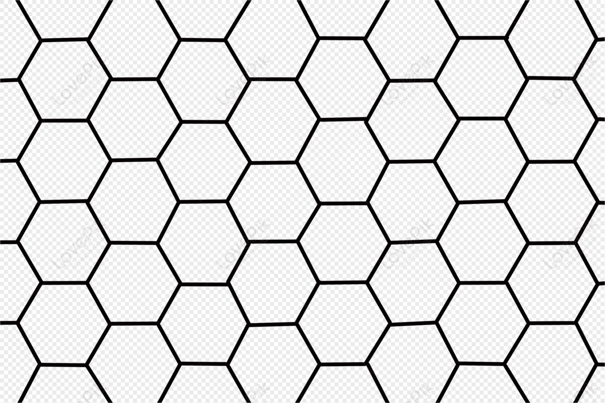 Detail Black Hexagon Texture Nomer 3