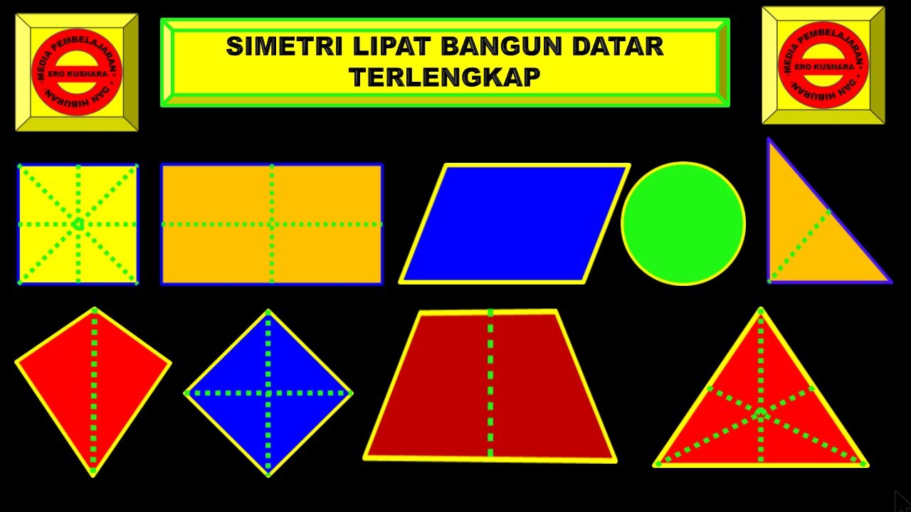 Detail Gambar Bangun Datar Simetris Nomer 18