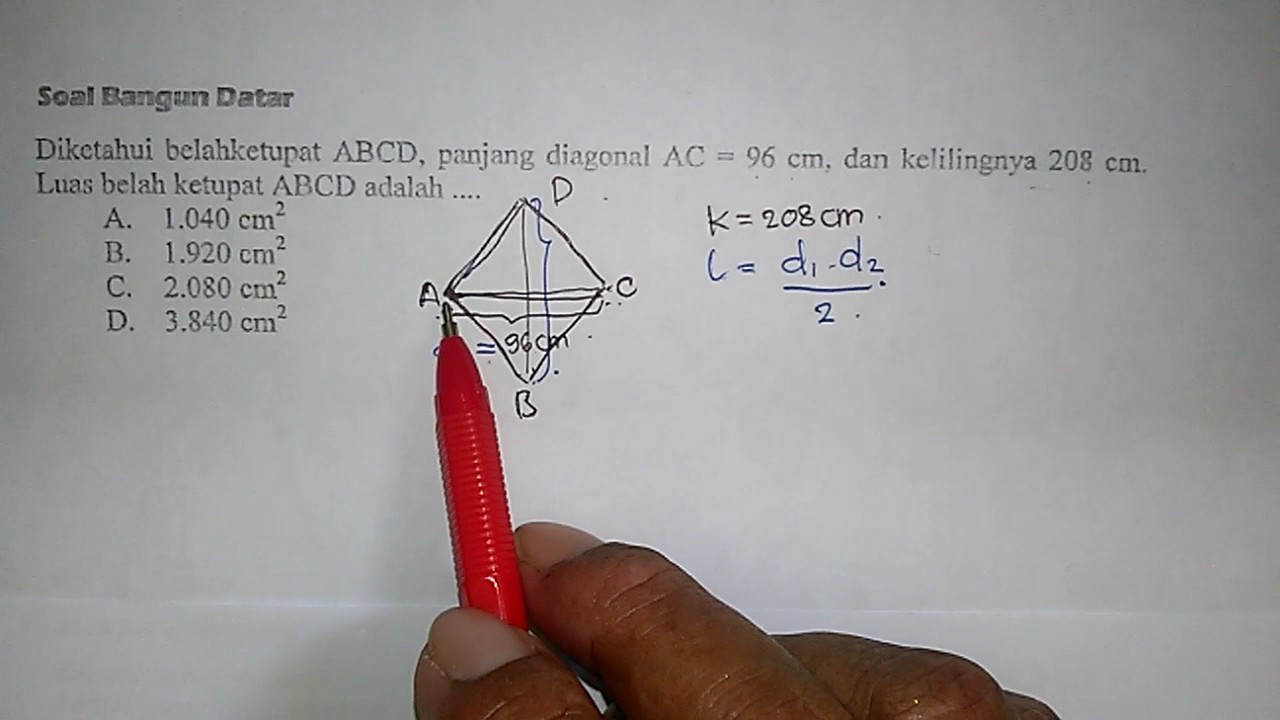 Detail Gambar Bangun Datarbelah Ketupat Nomer 48