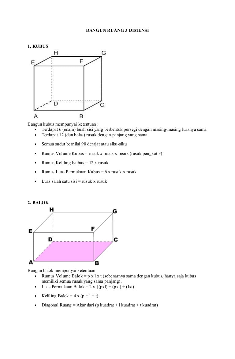 Detail Gambar Bangun Ruang 3 Dimensi Nomer 49