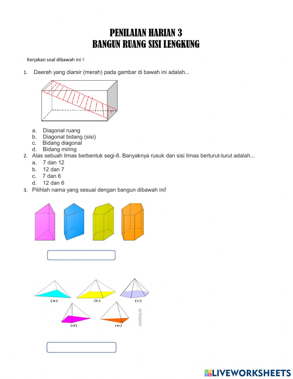 Detail Gambar Bangun Ruang Sisi Datar Nomer 43