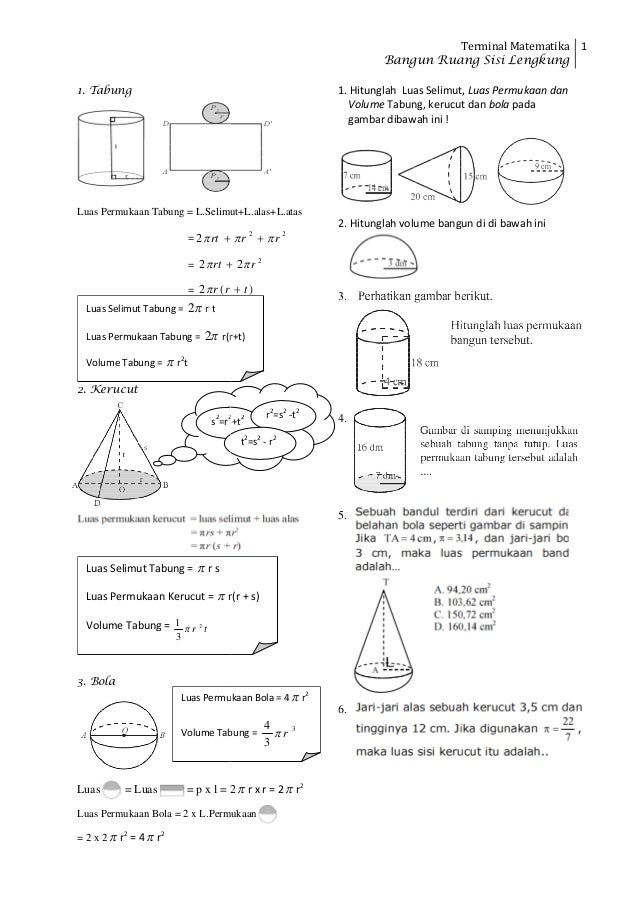 Detail Gambar Bangun Ruang Sisi Lengkung Nomer 17