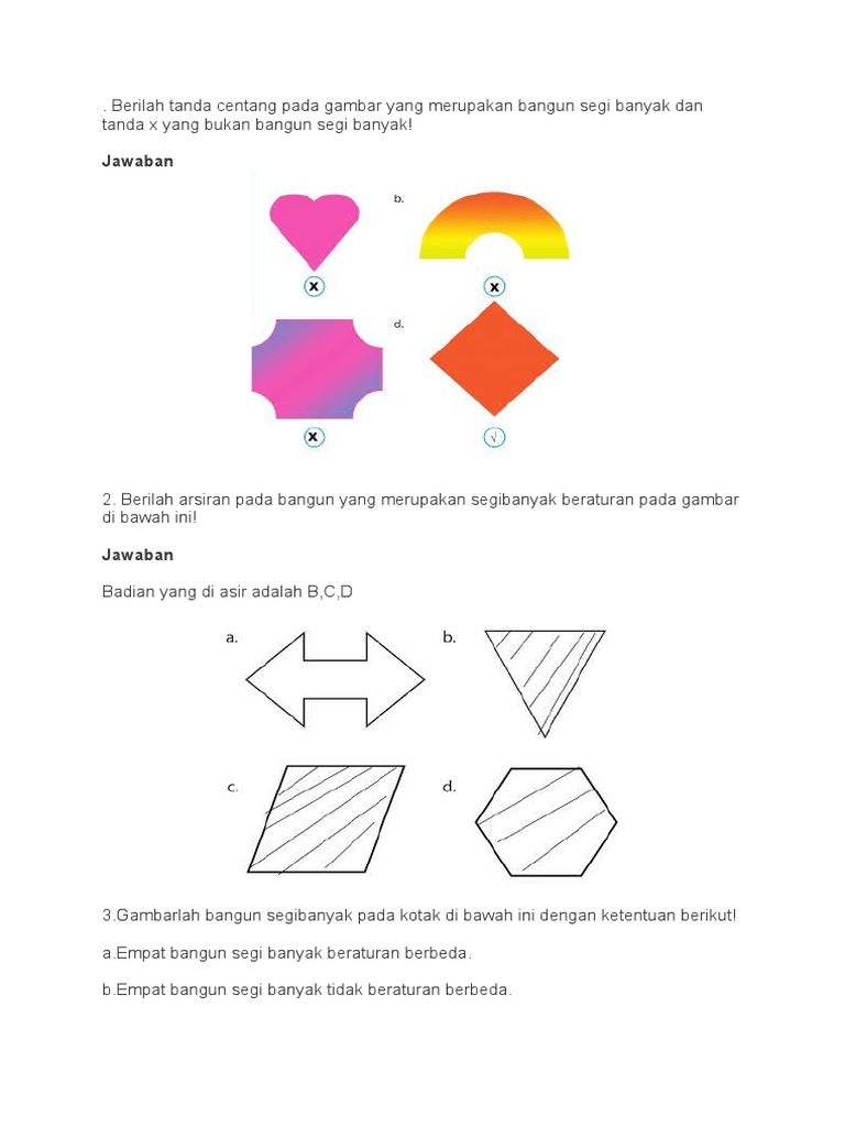 Detail Gambar Bangun Segi Banyak Beraturan Nomer 32