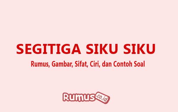 Detail Gambar Bangun Segitiga Siku Siku Nomer 48