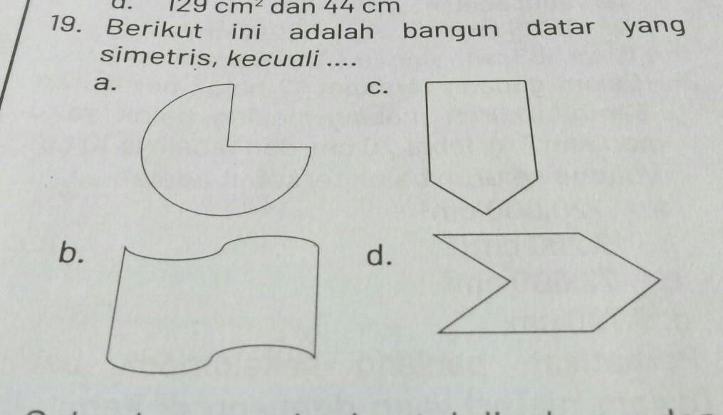 Detail Gambar Bangun Simetris Nomer 19