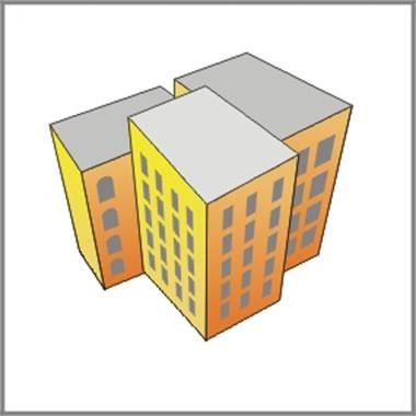 Detail Gambar Bangunan 2d Simple Menggunakan Shape Menggunakan Corel Draw Nomer 5
