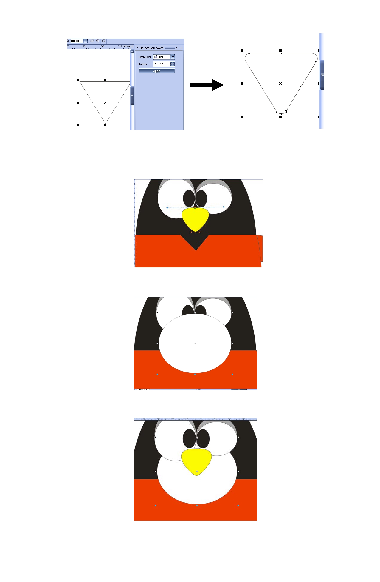 Detail Gambar Bangunan 2d Simple Menggunakan Shape Menggunakan Corel Draw Nomer 6