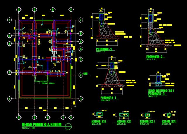 Detail Gambar Bangunan Autocad Nomer 9