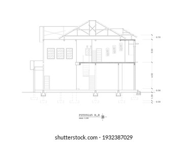 Detail Gambar Bangunan Autocad Nomer 34