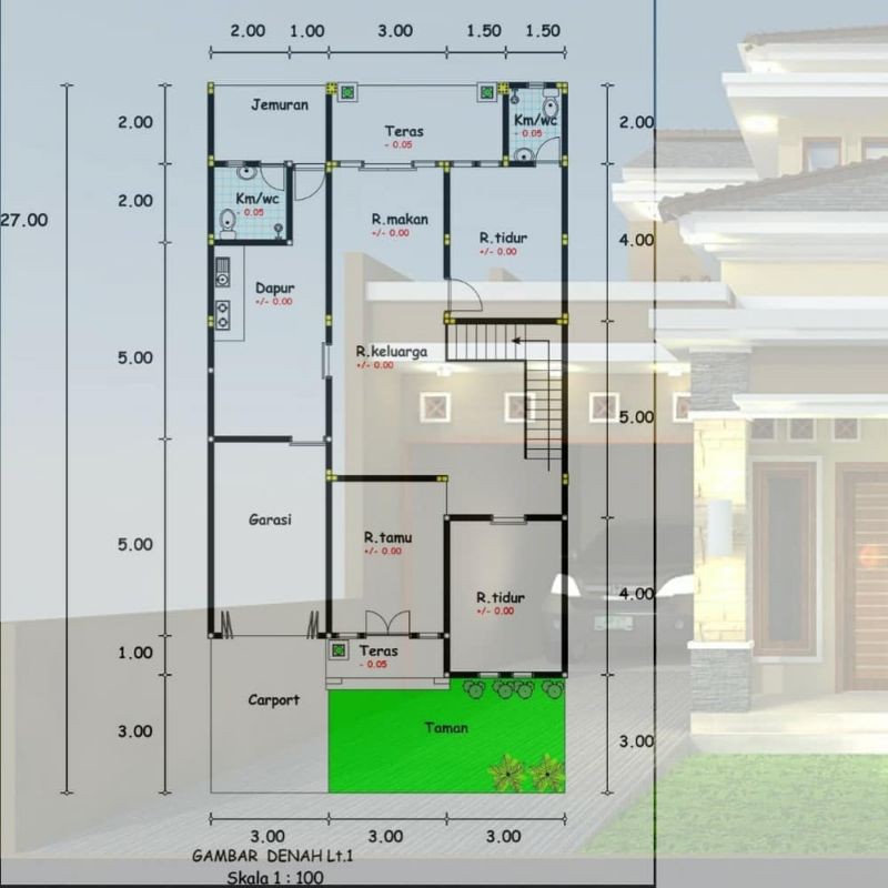 Detail Gambar Bangunan Autocad Nomer 46