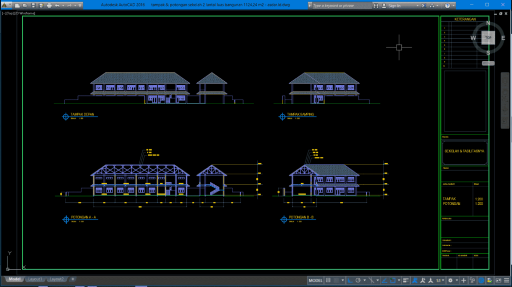 Detail Gambar Bangunan Autocad Nomer 54