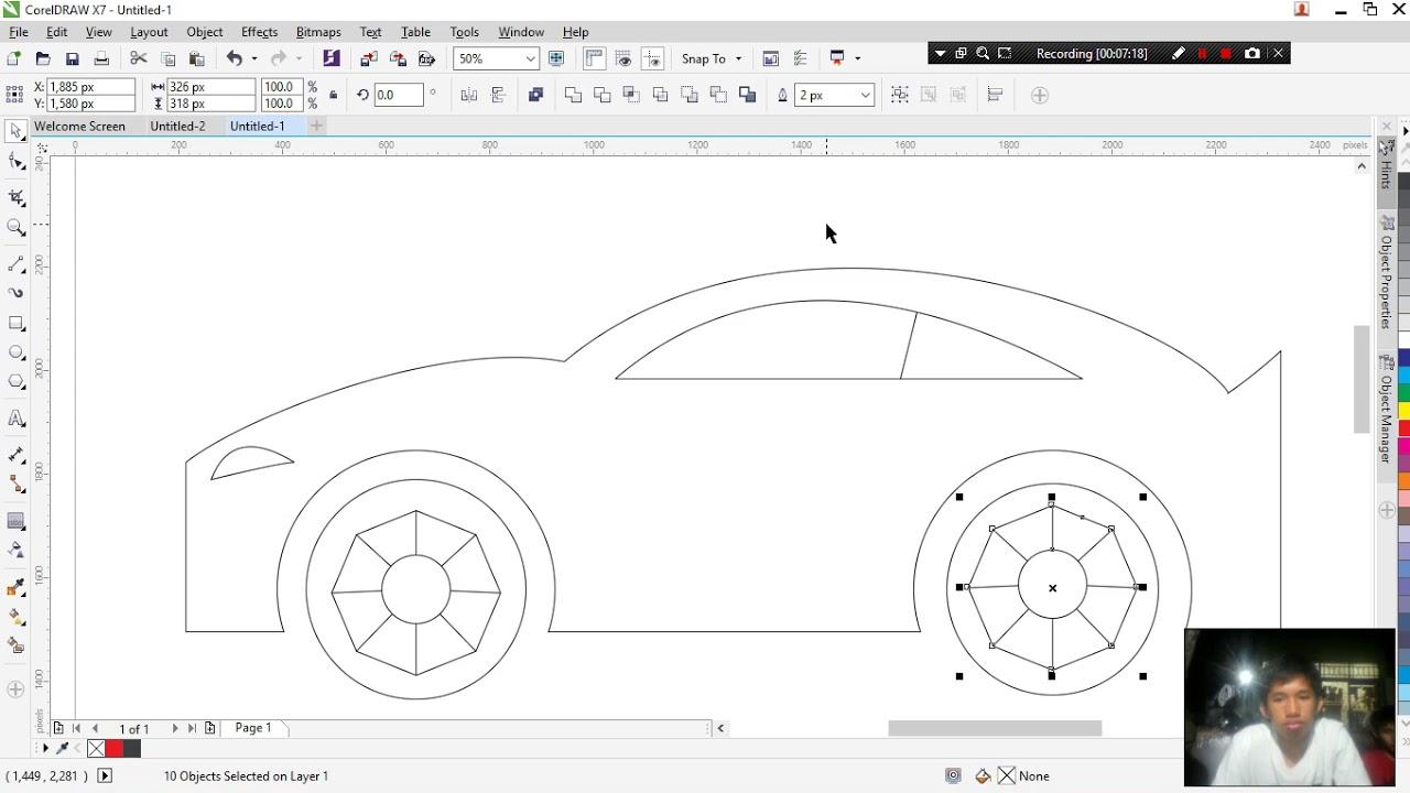 Detail Gambar Bangunan Gereja 2d Menggunakan Shape Pada Corel Draw Nomer 3