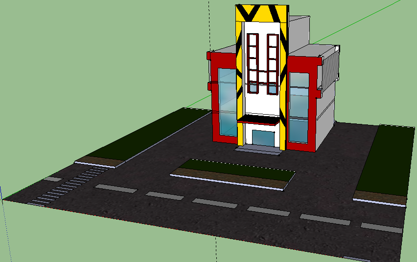 Detail Gambar Bangunan Gereja 2d Pada Corel Draw Nomer 15
