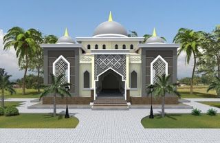 Detail Gambar Bangunan Masjid Unik Nomer 30