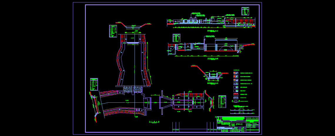 Detail Gambar Bangunna Air Cad Nomer 2