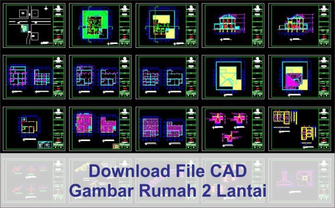 Detail Gambar Bangunna Air Cad Nomer 17