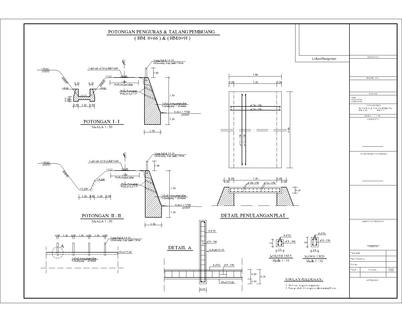 Detail Gambar Bangunna Air Cad Nomer 24